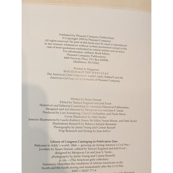 Welcome To Addys World 1864: Growing Up During Americas Civil War American Girls - Picture 4 of 13